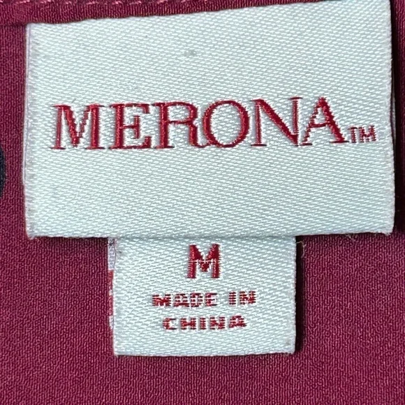 Merona Long Sleeve Polka Dot Blouse – Women’s Medium - Picture 4 of 5